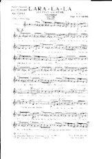 descargar la partitura para acordeón Lara la la (La fille et le gitan) en formato PDF