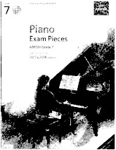 scarica la spartito per fisarmonica Piano Exam Pieces / Grade 7 in formato PDF