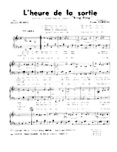 download the accordion score L'HEURE DE LA SORTIE in PDF format