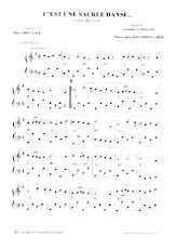 descargar la partitura para acordeón C'est une sacrée danse en formato PDF