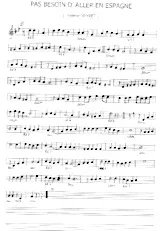 download the accordion score Pas Besoin d'aller en Espagne in PDF format