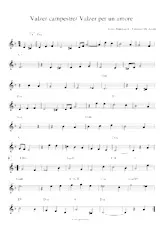 télécharger la partition d'accordéon Valzer campestre/ Valzer per un amore au format PDF