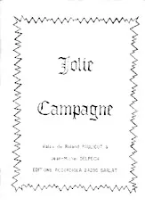 télécharger la partition d'accordéon Jolie campagne au format PDF