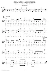 download the accordion score MOI J'AIME LA BRETAGNE in PDF format