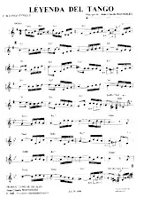 scarica la spartito per fisarmonica Léyenda del tango in formato PDF
