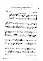 download the accordion score SIDONIE in PDF format