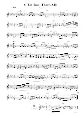 scarica la spartito per fisarmonica C'est Tout (That's All) in formato PDF