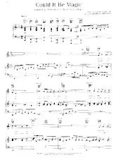 descargar la partitura para acordeón Could it be magic (Le temps qui court) en formato PDF