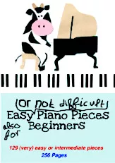 download the accordion score 129 Easy Intermediate Pieces for Piano Solo / Easy Piano Pieces Beginners in PDF format