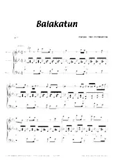 descargar la partitura para acordeón Balakatun en formato PDF