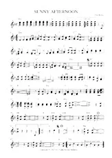 télécharger la partition d'accordéon SUNNY AFTERNOON The Kinks au format PDF