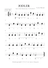 télécharger la partition d'accordéon JODLER Griffschrift au format PDF
