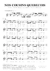 download the accordion score NOS COUSINS QUEBECOIS in PDF format