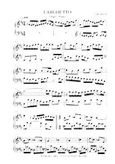 télécharger la partition d'accordéon Larghetto Orgel  - Piano au format PDF