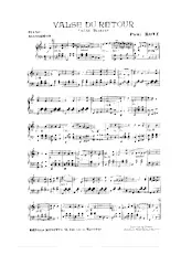 descargar la partitura para acordeón Valse du retour en formato PDF