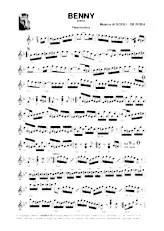 download the accordion score Benny in PDF format