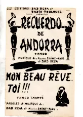 download the accordion score Recuerdo de Andorra in PDF format