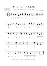 descargar la partitura para acordeón OP STAP IN STAD Griffschrift en formato PDF