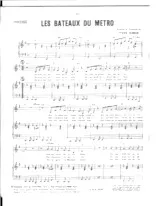 descargar la partitura para acordeón LES BATEAUX DU METRO en formato PDF