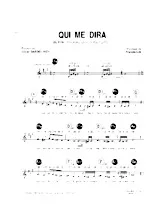 descargar la partitura para acordeón Qui me dira en formato PDF