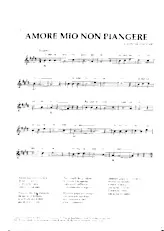 download the accordion score amore mio non piangere in PDF format
