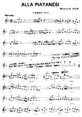 scarica la spartito per fisarmonica Alla Piatanesi  in formato PDF