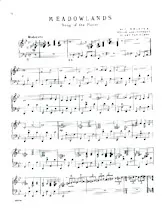 scarica la spartito per fisarmonica Meadowlands - Song of the plains in formato PDF