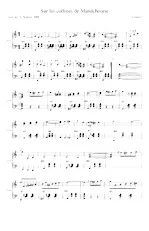 descargar la partitura para acordeón Sur les collines de Mandchourie en formato PDF