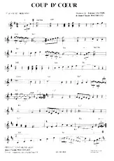 download the accordion score Coup d' coeur in PDF format