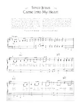 download the accordion score Since Jesus came into my heart in PDF format