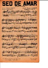 télécharger la partition d'accordéon Sed de Amar au format PDF