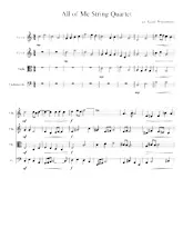 télécharger la partition d'accordéon All of Me  / String Quartet / Arrangement  Karen Wemhoener   au format PDF