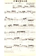 download the accordion score CRUELLE in PDF format