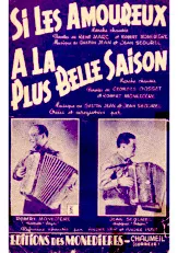 download the accordion score SI LES AMOUREUX in PDF format