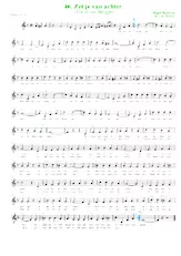 download the accordion score Zie je van Brugge, zet je vanachter in PDF format