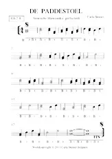 download the accordion score DE PADDESTOEL Griffschrift in PDF format