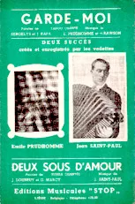 télécharger la partition d'accordéon DEUX SOUS D'AMOUR au format PDF
