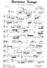 descargar la partitura para acordeón Dernier tango en formato PDF