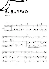 download the accordion score Je m'en vais in PDF format