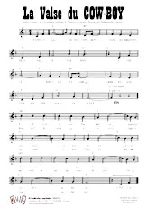 download the accordion score LA VALSE DU COW-BOY in PDF format