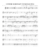 download the accordion score Comme si demain n'existait pas in PDF format