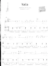 descargar la partitura para acordeón Yalla en formato PDF