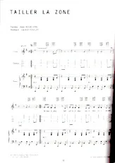 download the accordion score Tailler la zone in PDF format