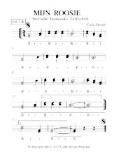 descargar la partitura para acordeón MIJN ROOSJE Griffschrift en formato PDF