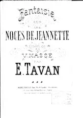 download the accordion score Les noces de Jeannette (V. Massé) in PDF format