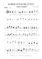 télécharger la partition d'accordéon SCHELLENSCHLITTEN  Griffschrift au format PDF