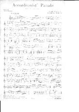 download the accordion score Accordéonist' parade in PDF format