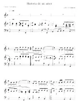 download the accordion score Historia de un amor / Historie d'un amour  in PDF format