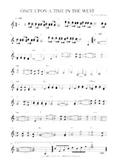 télécharger la partition d'accordéon ONCE UPON A TIME IN THE WEST au format PDF