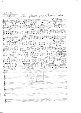 download the accordion score Ne pleure pas chérie in PDF format